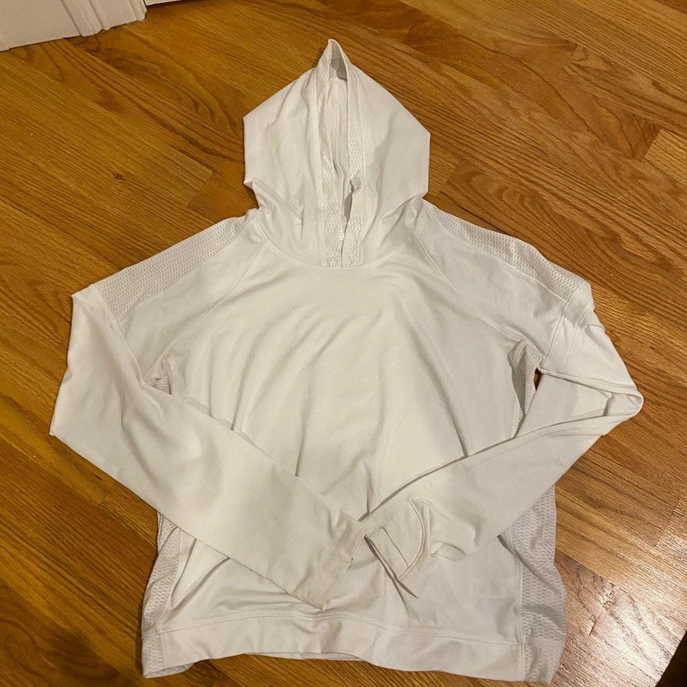 White Long Sleeve Athleta Shirt